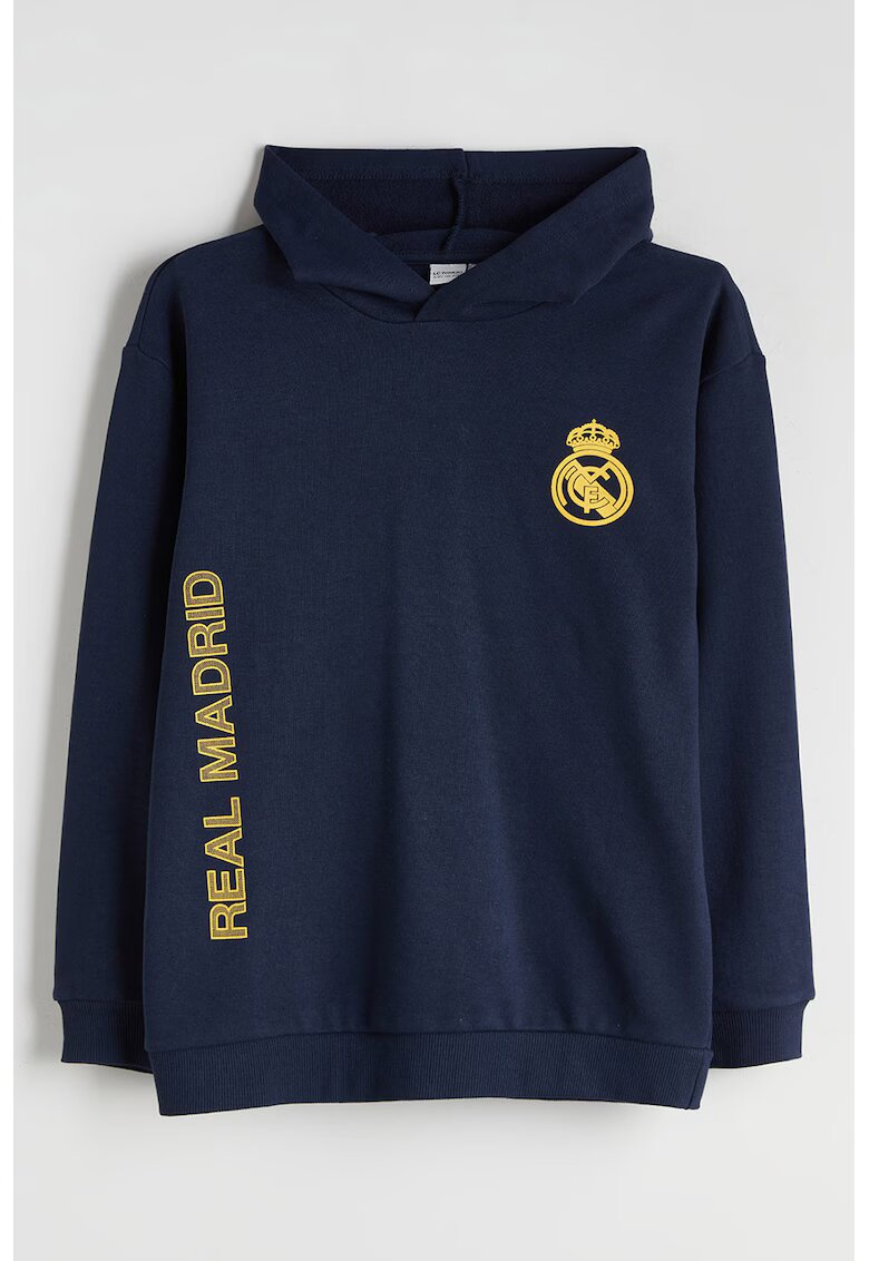 LC WAIKIKI Hanorac din amestec de bumbac cu imprimeu - Galben/Bleumarin