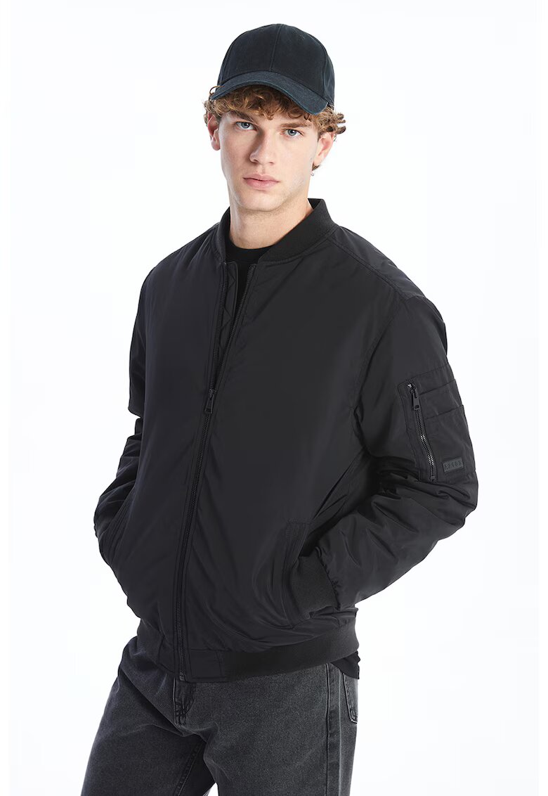 LC WAIKIKI Jacheta bomber cu vatelina subtire - Negru