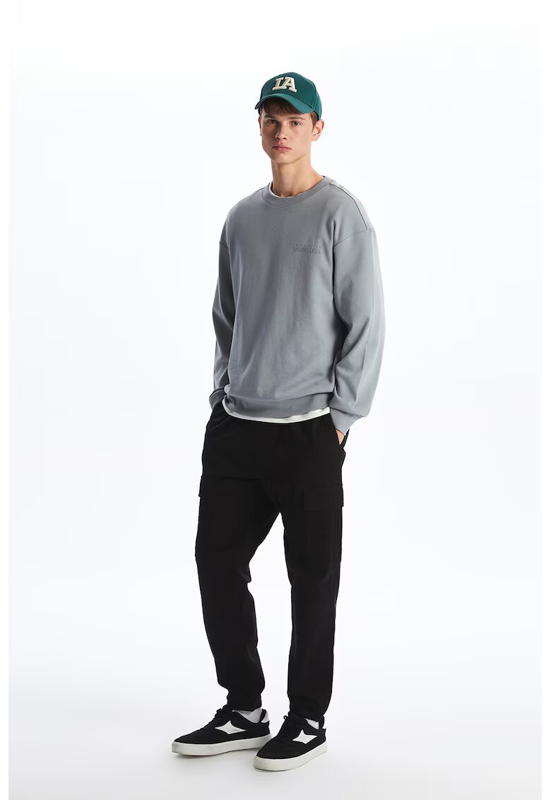 LC WAIKIKI Pantaloni cargo cu snur - Negru