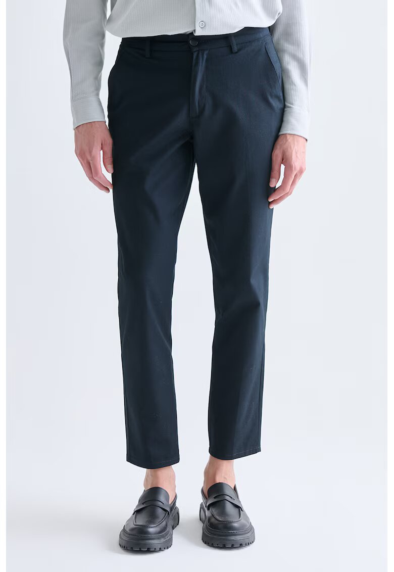 LC WAIKIKI Pantaloni chino crop - Albastru ultramarin