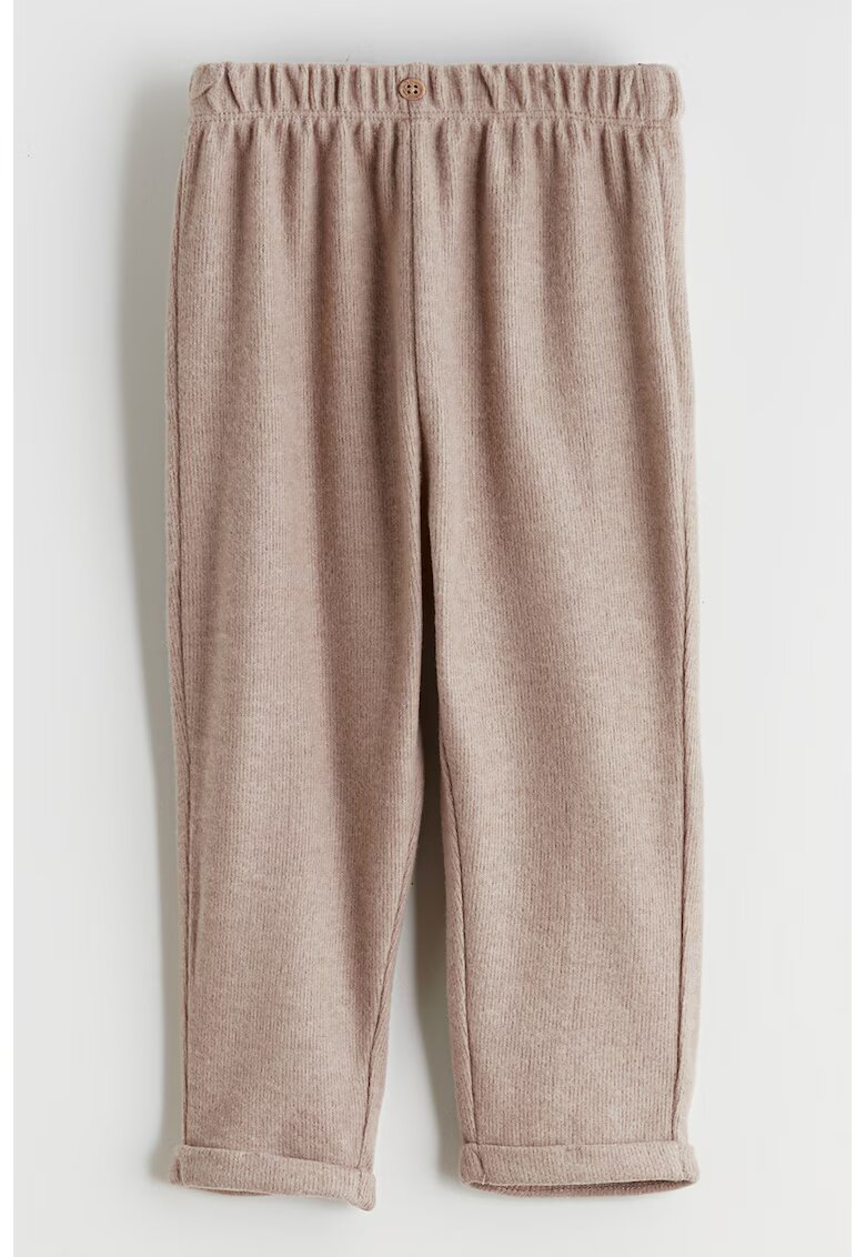 LC WAIKIKI Pantaloni drepti cu terminatie rasucita - Maro deschis