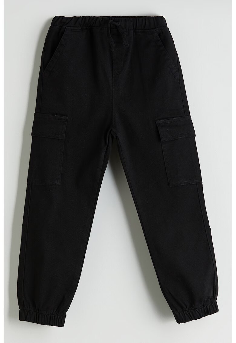 LC WAIKIKI Pantaloni jogger cu talie elastica - Negru