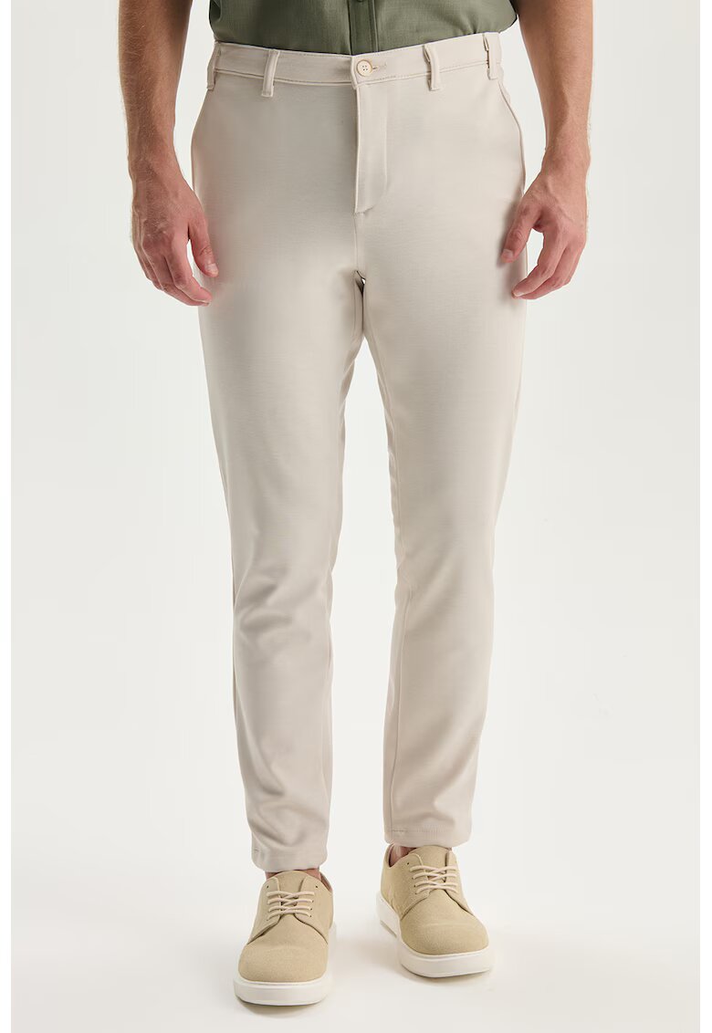 LC WAIKIKI Pantaloni regular fit cu buzunare - Bej deschis melange
