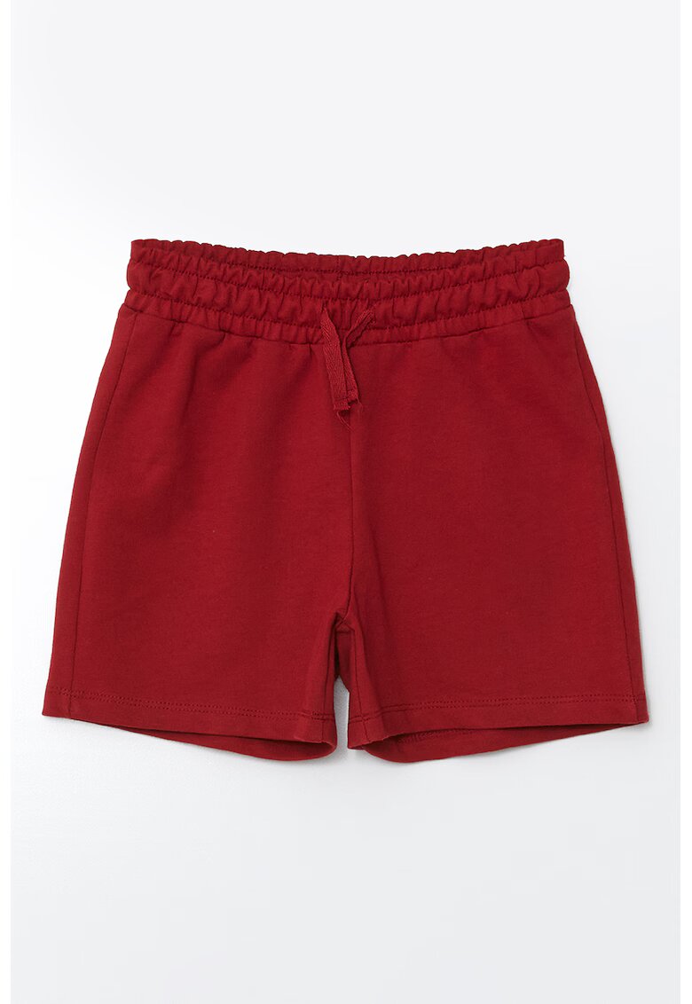 LC WAIKIKI Pantaloni scurti din amestec de bumbac - Rosu inchis