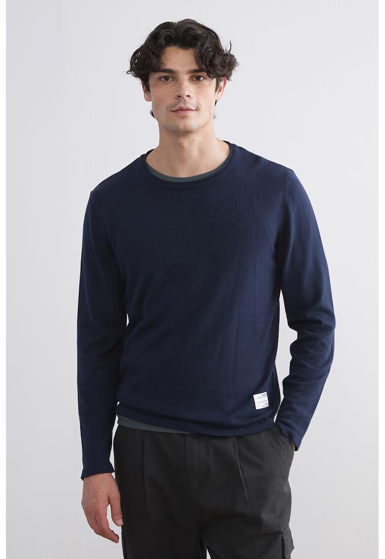 LC WAIKIKI Pulover cu decolteu rotund - Bleumarin