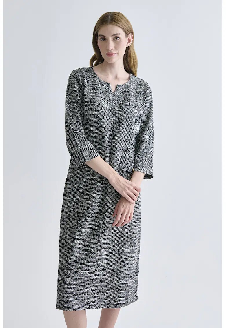 LC WAIKIKI Rochie midi din tuid - Gri melange