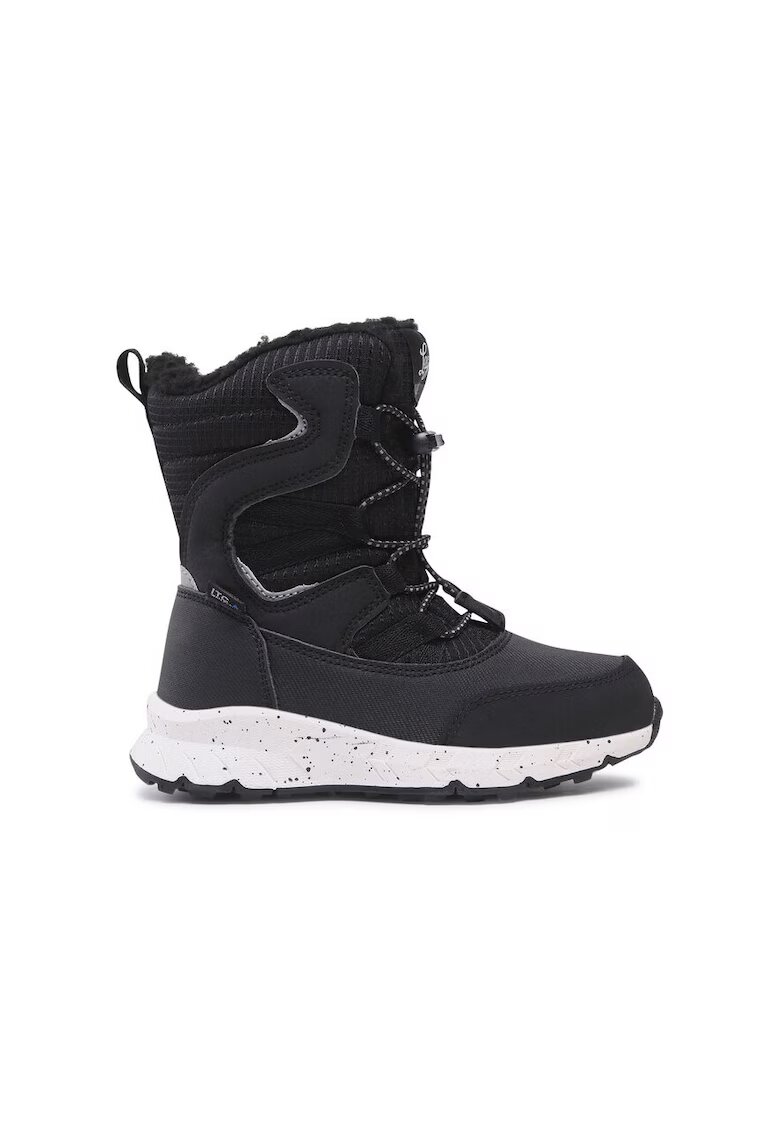 Leaf Cizme copii - 25046 - Piele ecologica - Negru