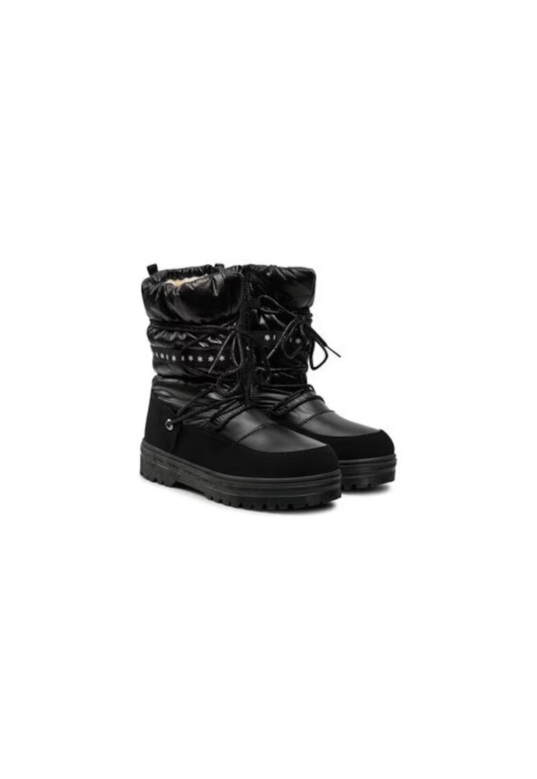 Leaf Ghete dama 304224911 - Sintetic - Negru - Negru