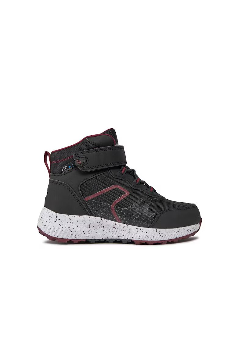 Leaf Pantofi copii - 08017 - Piele ecologica - Negru