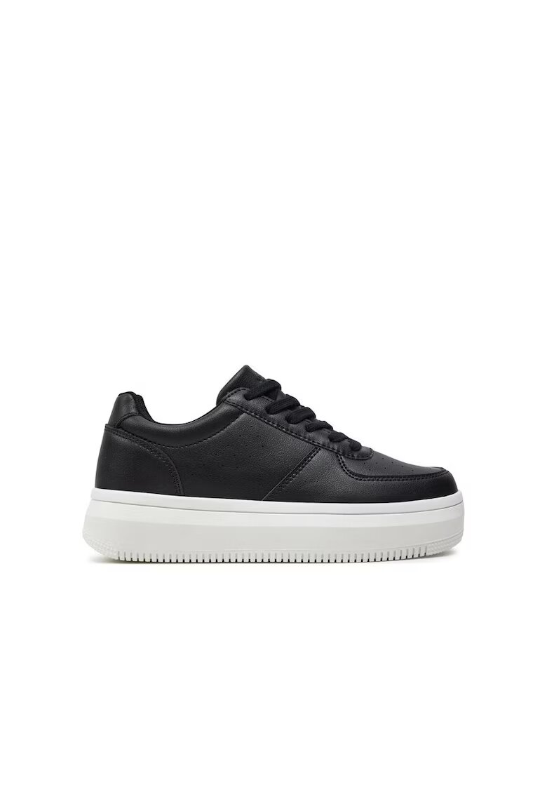 Leaf Pantofi copii - 80476 - Piele naturala - Negru - Negru