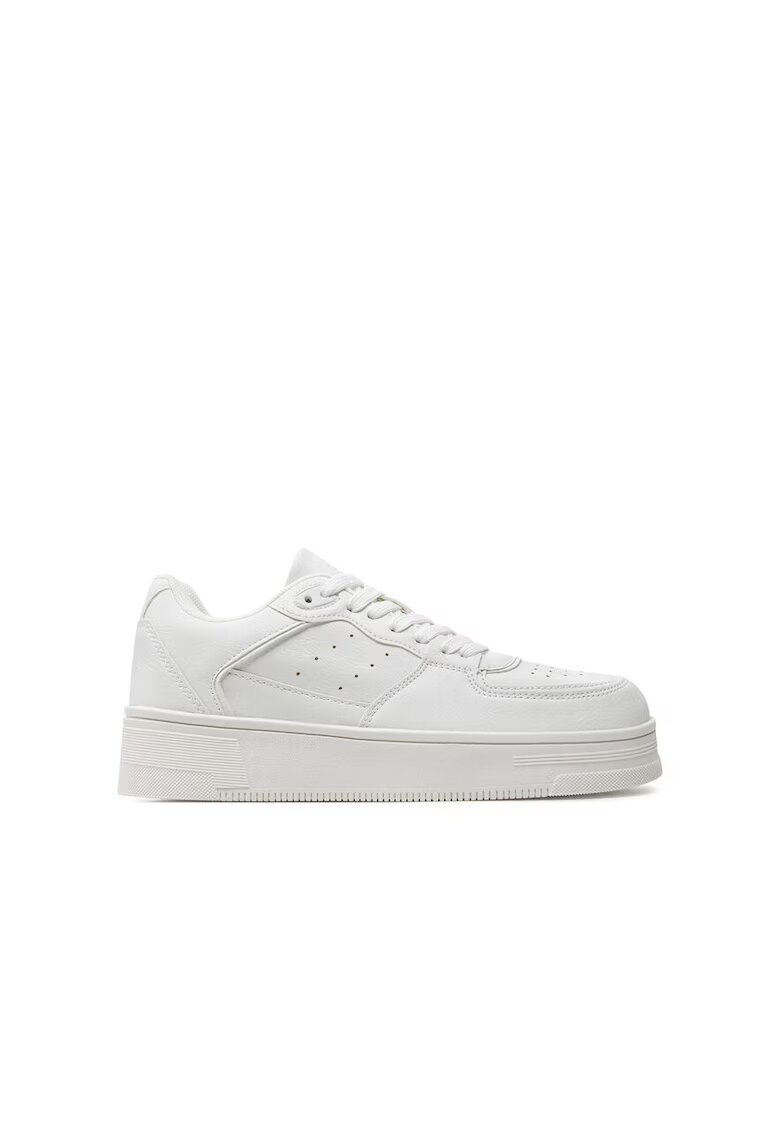 Leaf Pantofi copii - 80506 - Piele naturala - Alb