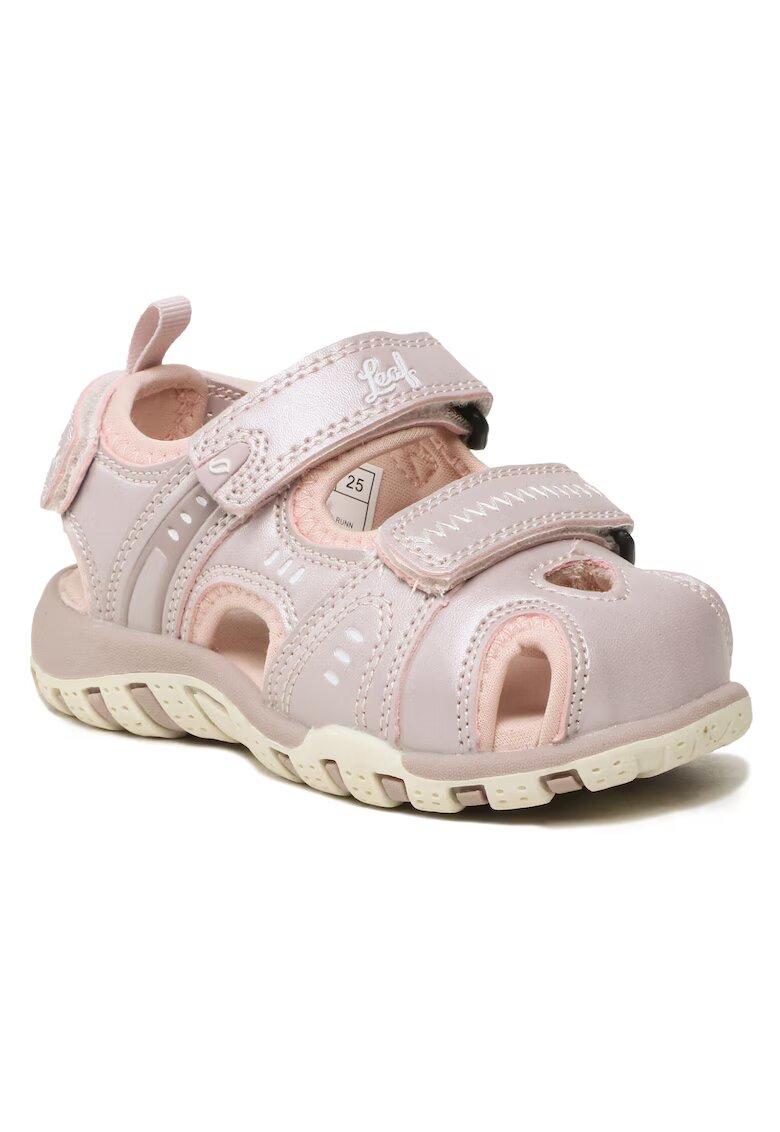 Leaf Sandale fete - Piele ecologica - Roz