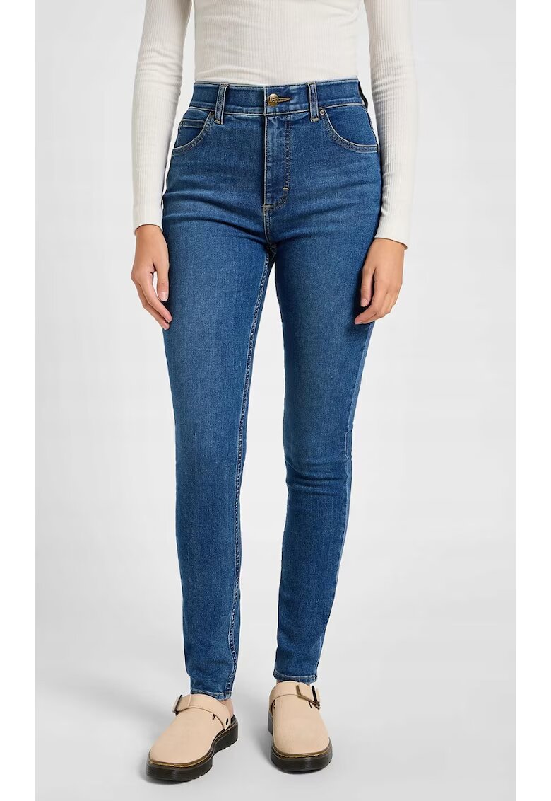 Lee Blugi dama - skinny - albastru - bumbac - Albastru