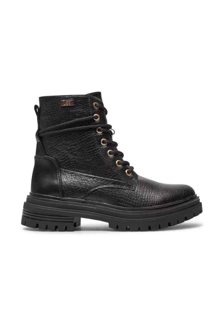 Lee Botine dama - 36886 - Piele ecologica - Negru