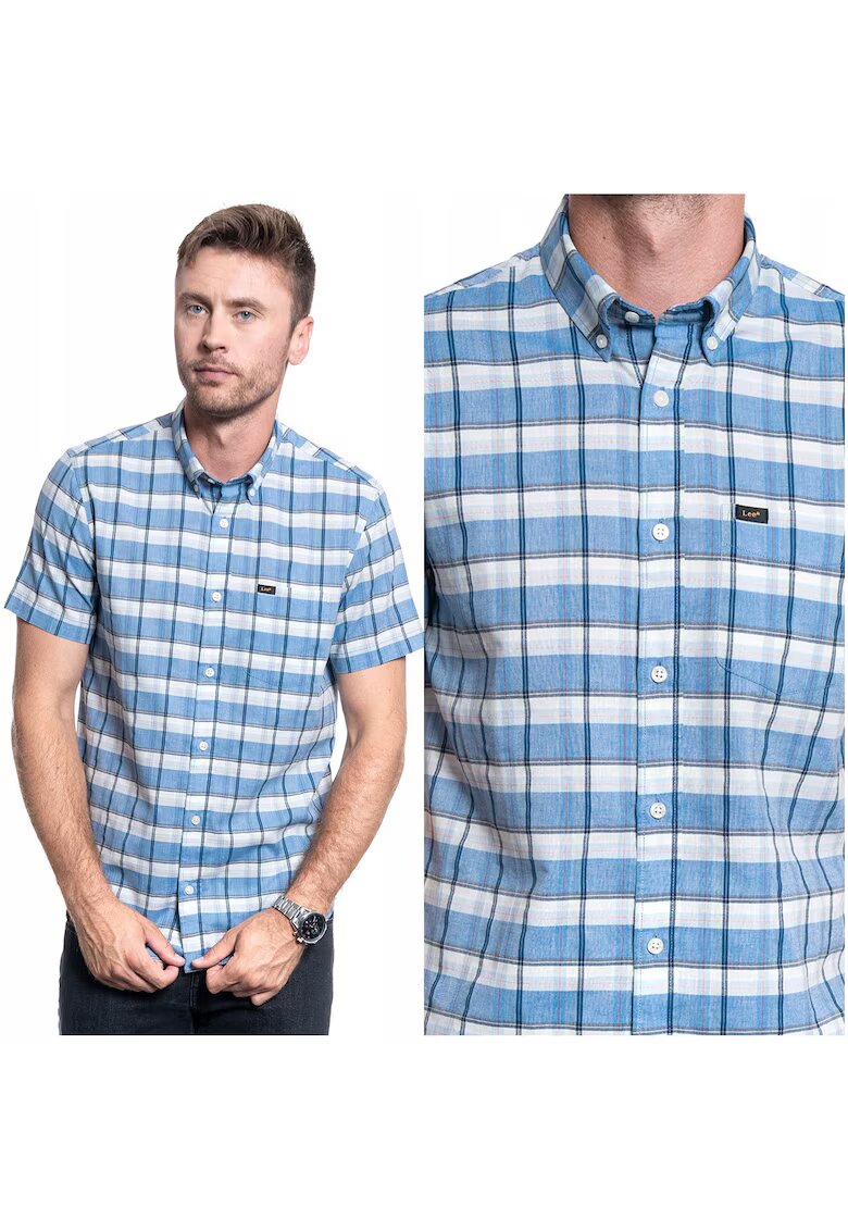 Lee Camasa Barbati - Button Down Ss - Croi: Regular Fit - Inchidere: Nasturi - Compozitie Material: 100% Bumbac - Numar De Buzunare: 1 - Multicolor - 1