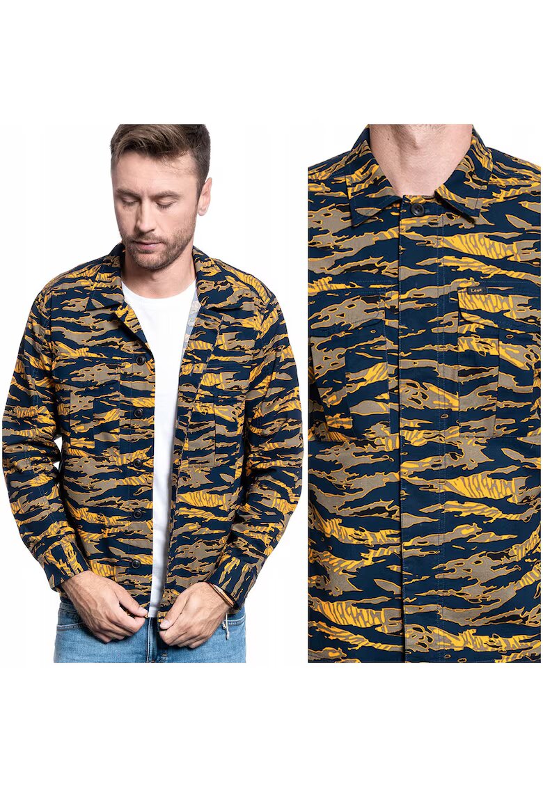 Lee Camasa Barbati - Fit Sezonier - Croi: Regular Fit - Inchidere: Nasturi - Compozitie Material: 100% Bumbac - Numar De Buzunare: 4 - Multicolor - 1 Bucata
