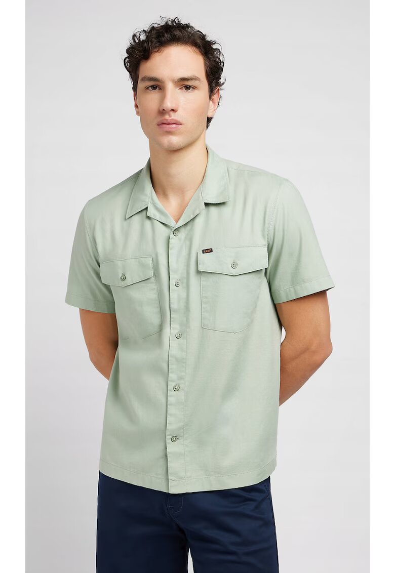 Lee Camasa barbati - SS CHETOPA - verde - maneca scurta - relaxat