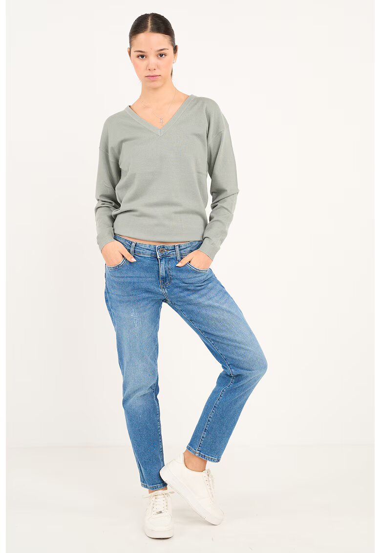 Lee Cooper Blugi boyfriend cu aspect decolorat - Albastru pastel