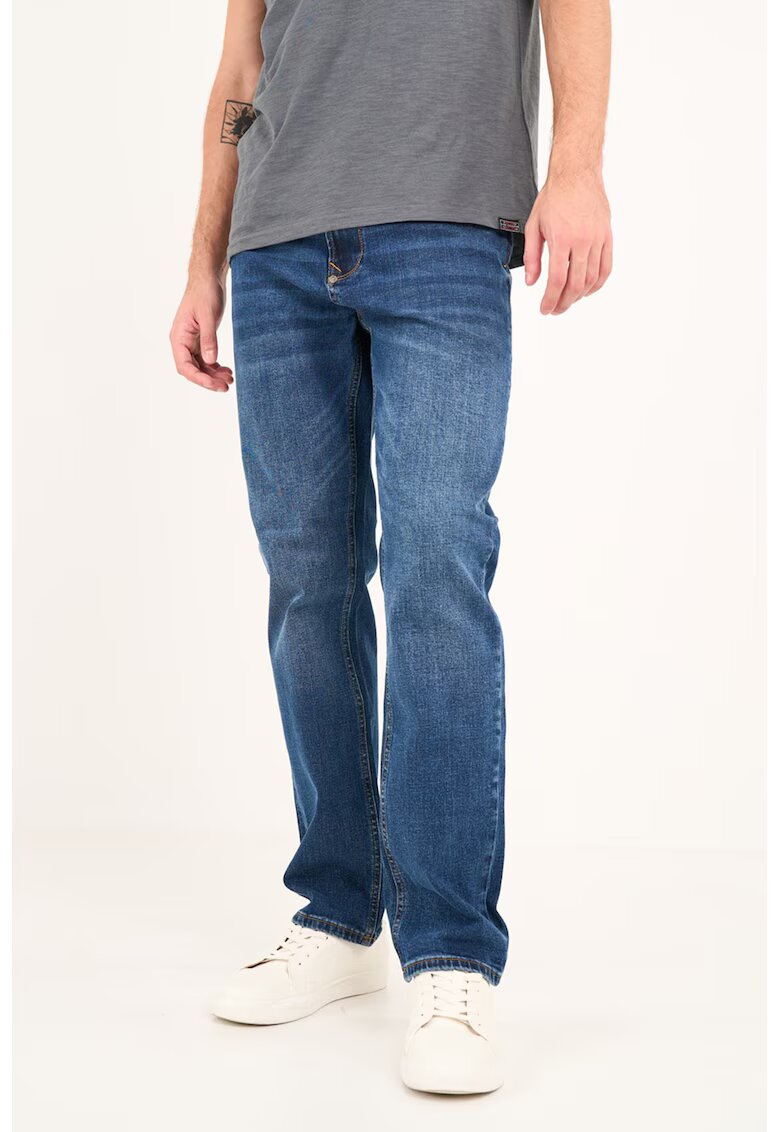 Lee Cooper Blugi regular fit cu aspect decolorat - Bleumarin