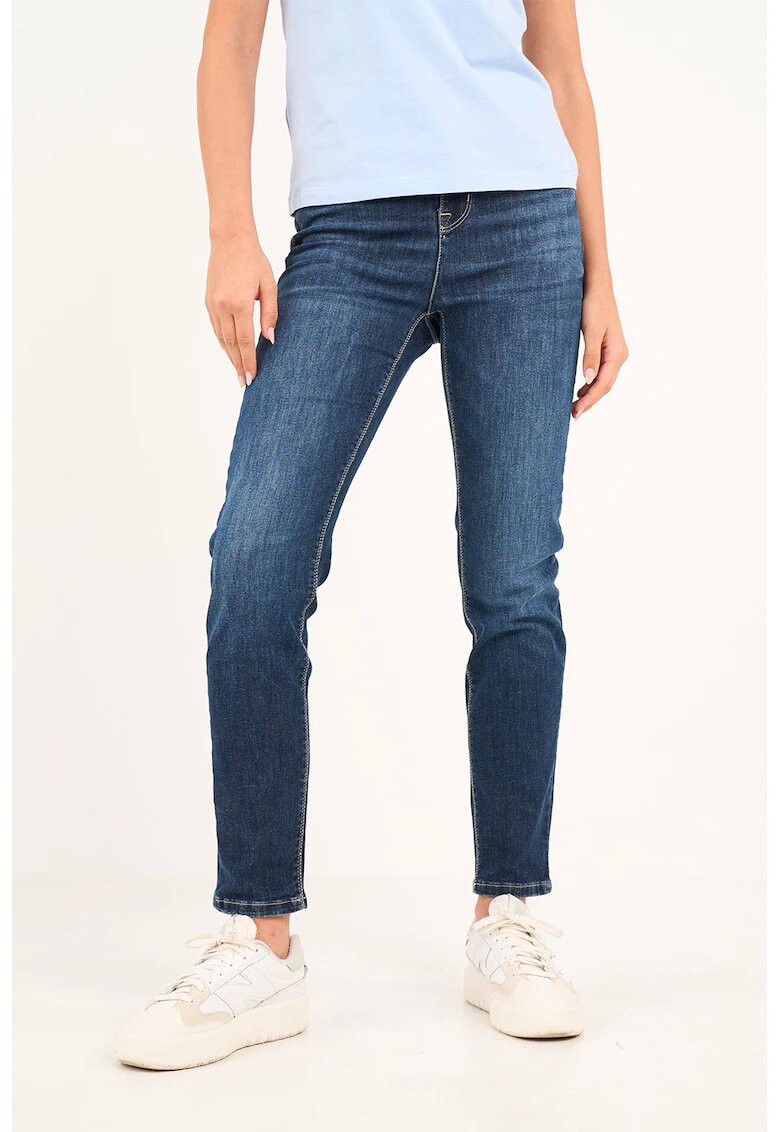 Lee Cooper Blugi skinny cu aspect decolorat - Albastru inchis