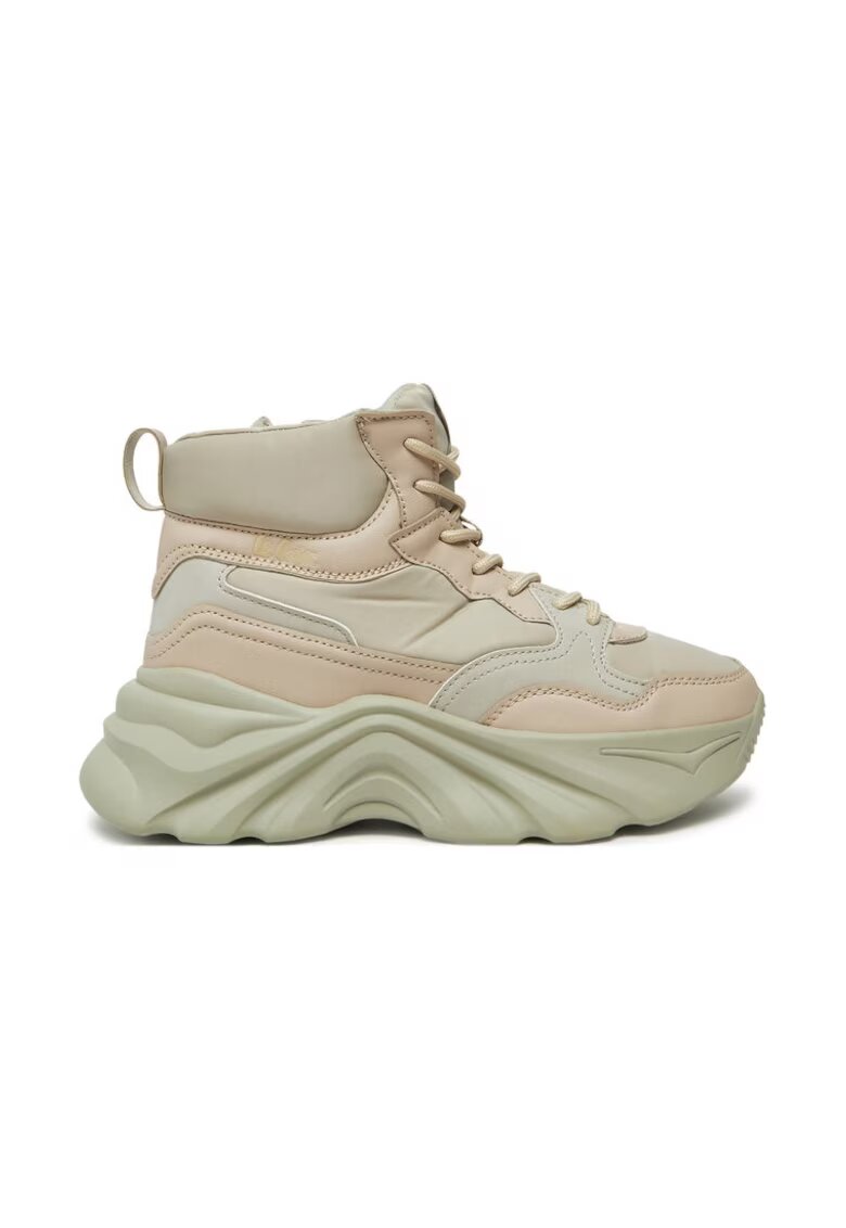 Lee Cooper Botine dama - 22853 - Piele ecologica - Bej - Bej