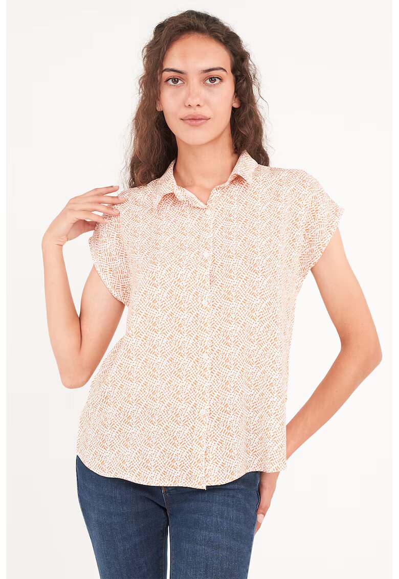 Lee Cooper Camasa cu maneci scurte si model - Bej
