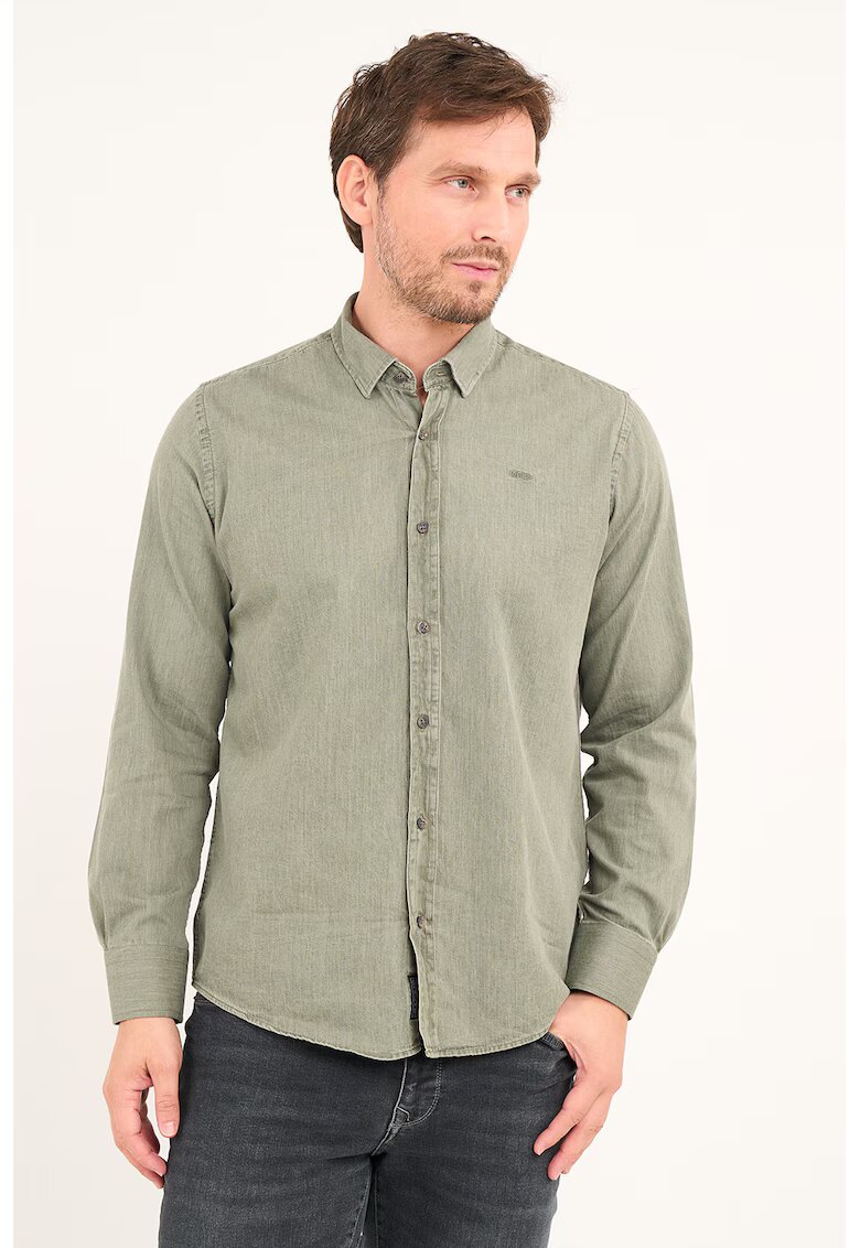 Lee Cooper Camasa de bumbac cu maneci lungi - Grej