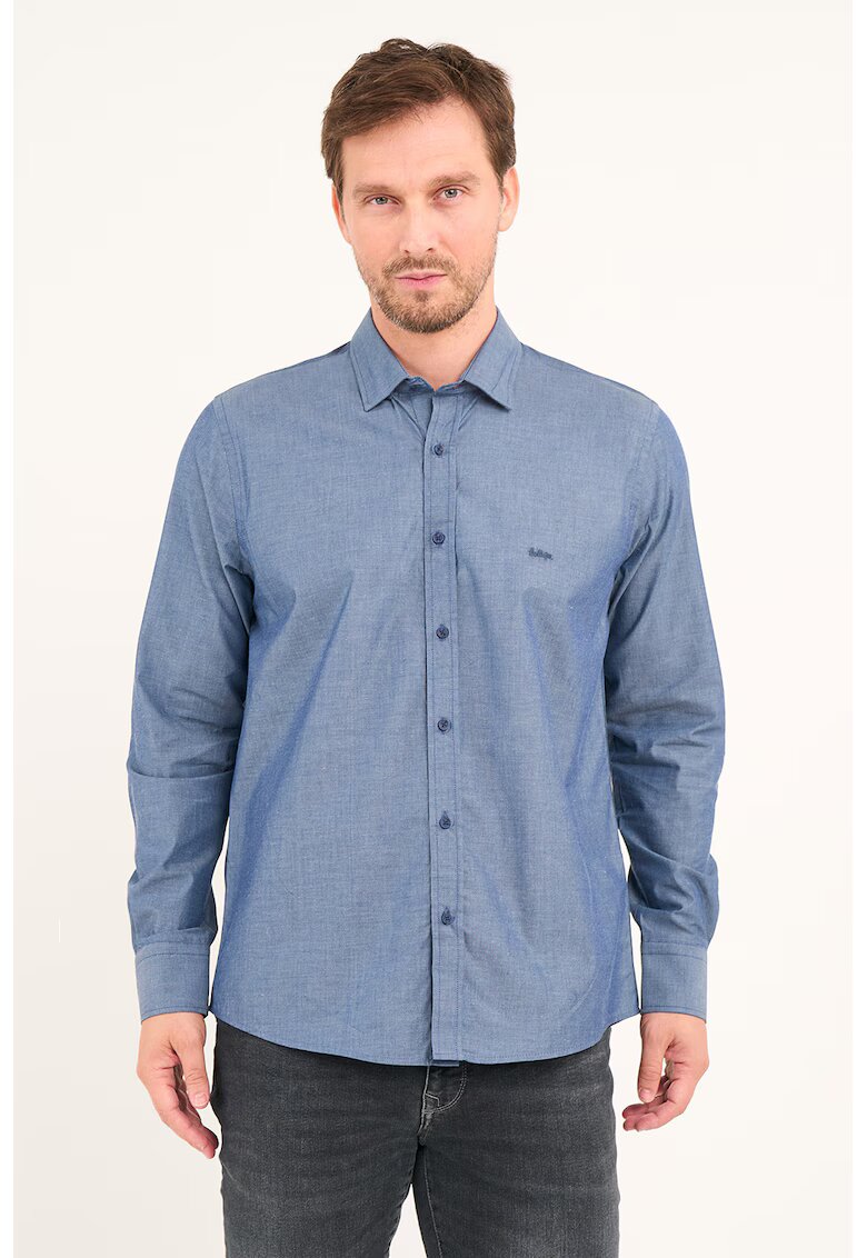 Lee Cooper Camasa uni cu maneci lungi - Albastru