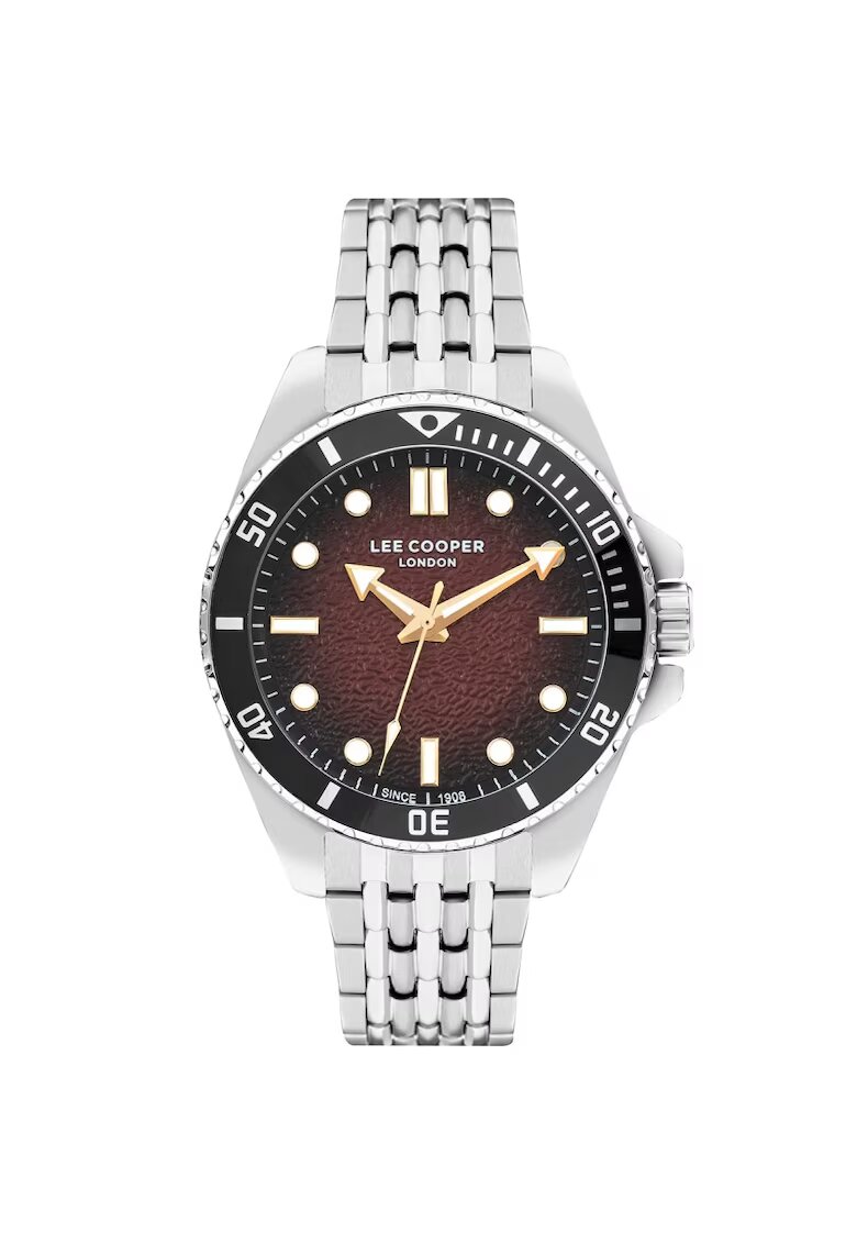 Lee Cooper Ceas barbatesc LC07954.380 Quartz Argintiu