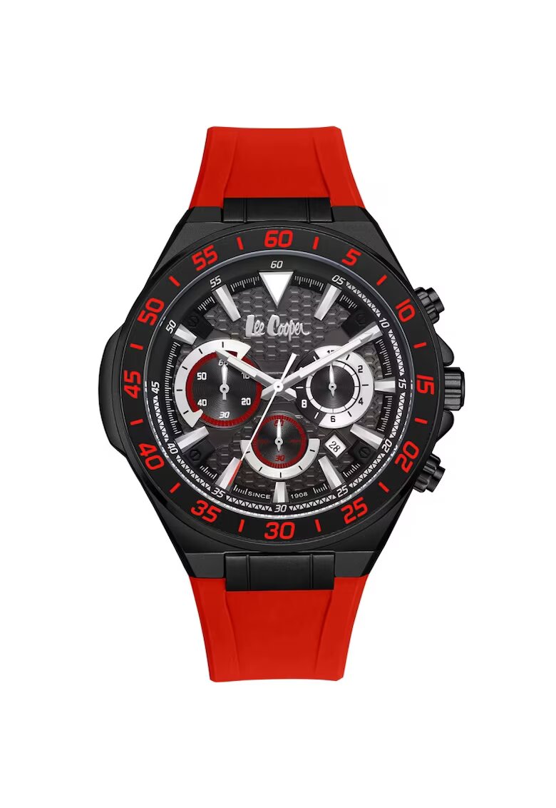 Lee Cooper Ceas barbatesc LC08003.658 Quartz Rosu