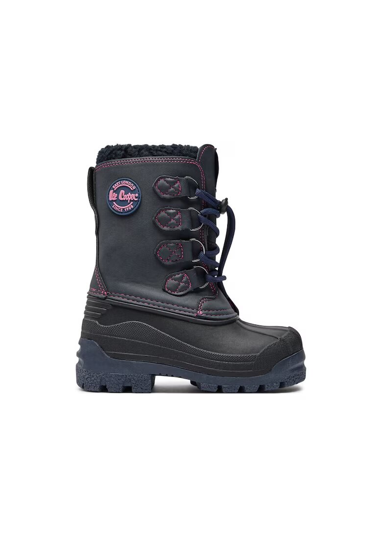 Lee Cooper Cizme copii - 22570 - Piele ecologica - Bleumarin