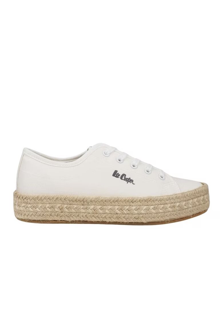 Lee Cooper Espadrile pentru femei - BM222388 - alb