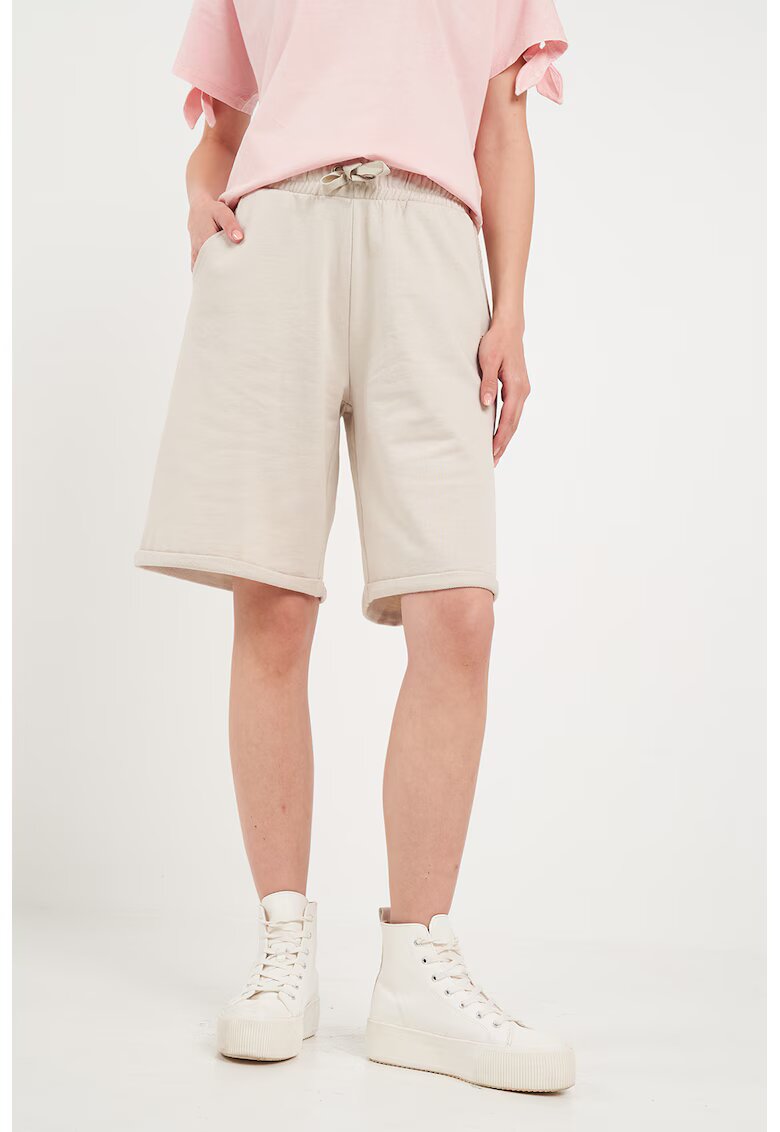 Lee Cooper Pantaloni scurti cu snururi - Alb fildes