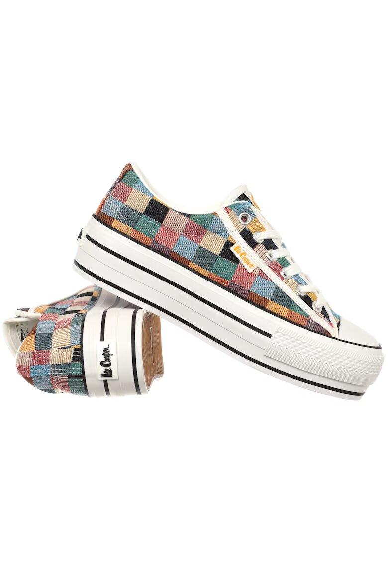 Lee Cooper Pantofi dama sintetic/textil - cu element decorativ - multicolor