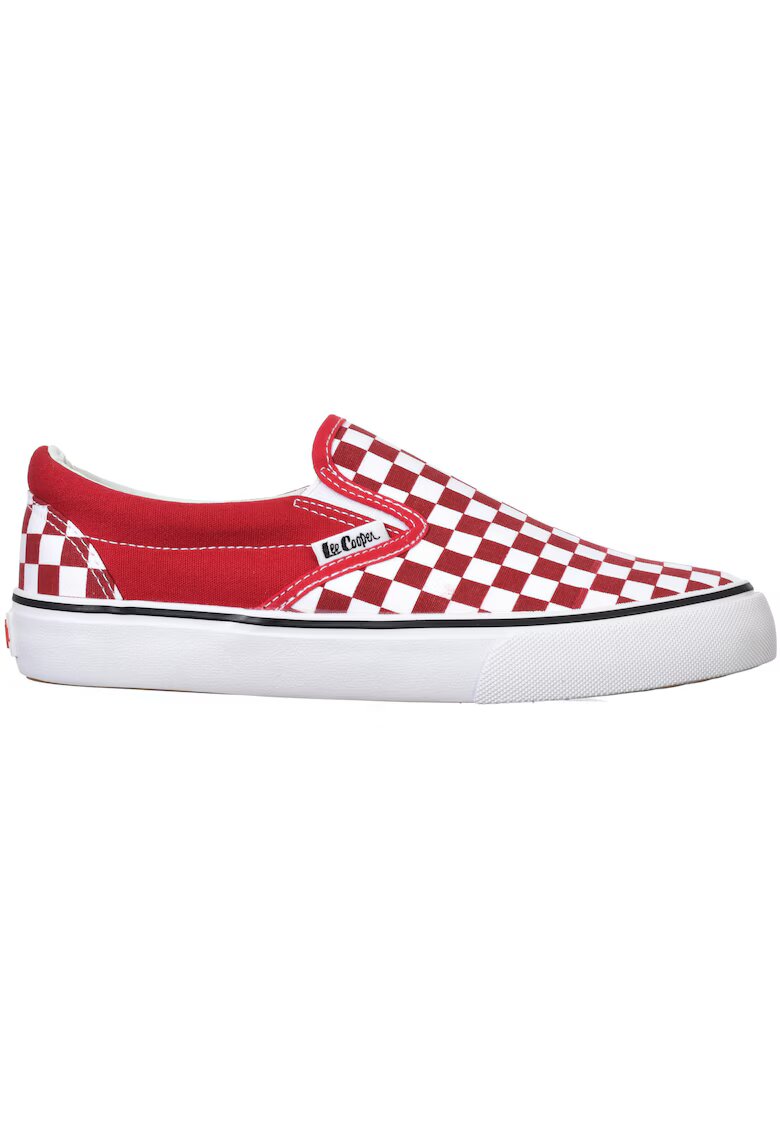 Lee Cooper Tenisi dama - sintetic/textil - alb/rosu