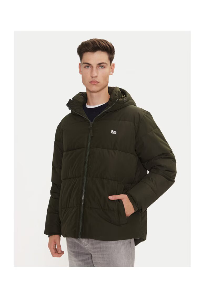 Lee Geaca barbati - 304986604 - Poliester - Verde - Verde