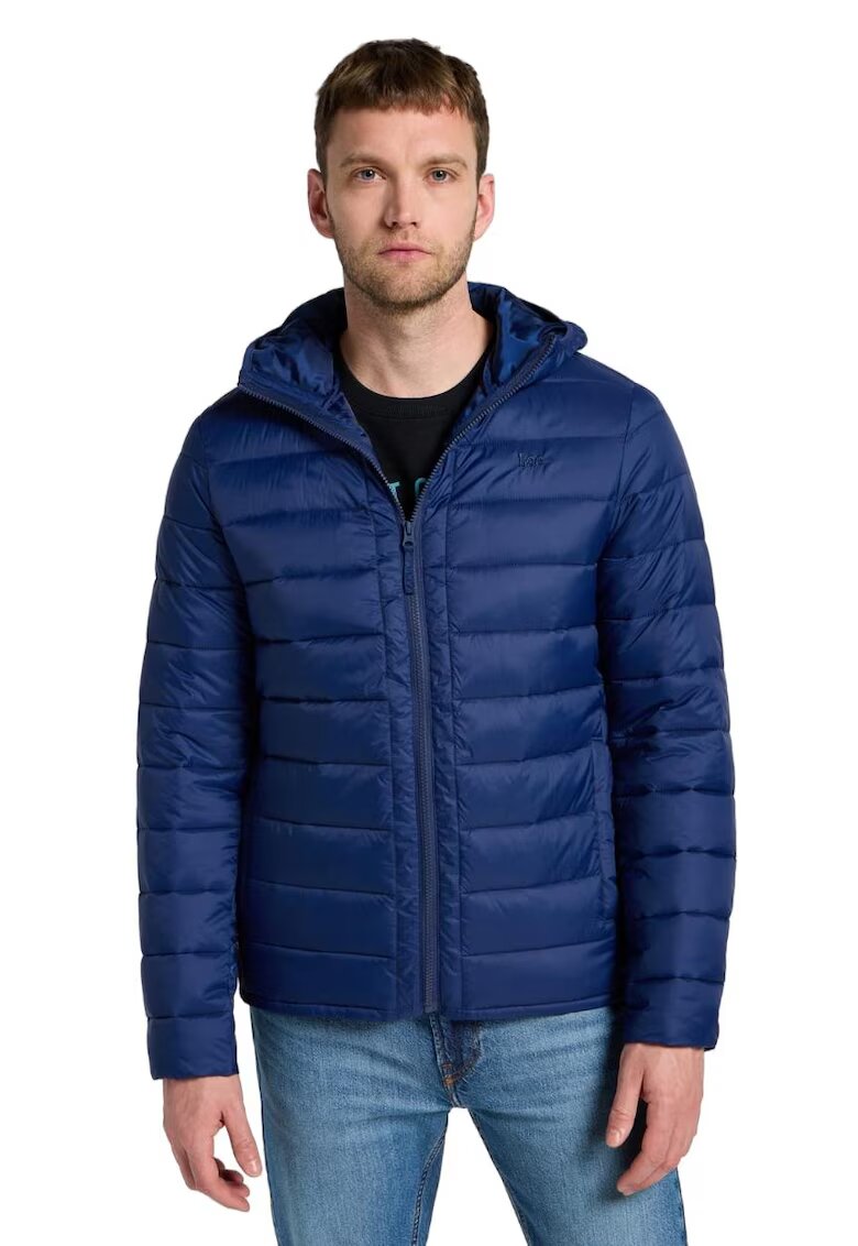 Lee Jacheta puffer Premium Quality - bleumarin - material poliamida/poliester reciclat