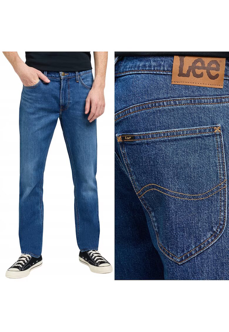 Lee Jeans bărbați albastru închis Regular Straight - Albastru