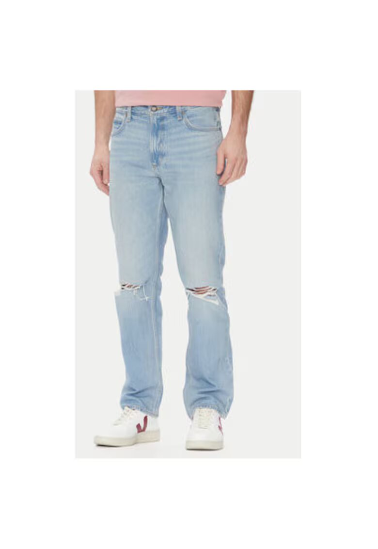 Lee Pantaloni barbati 112363966 - Bumbac - Albastru - Albastru