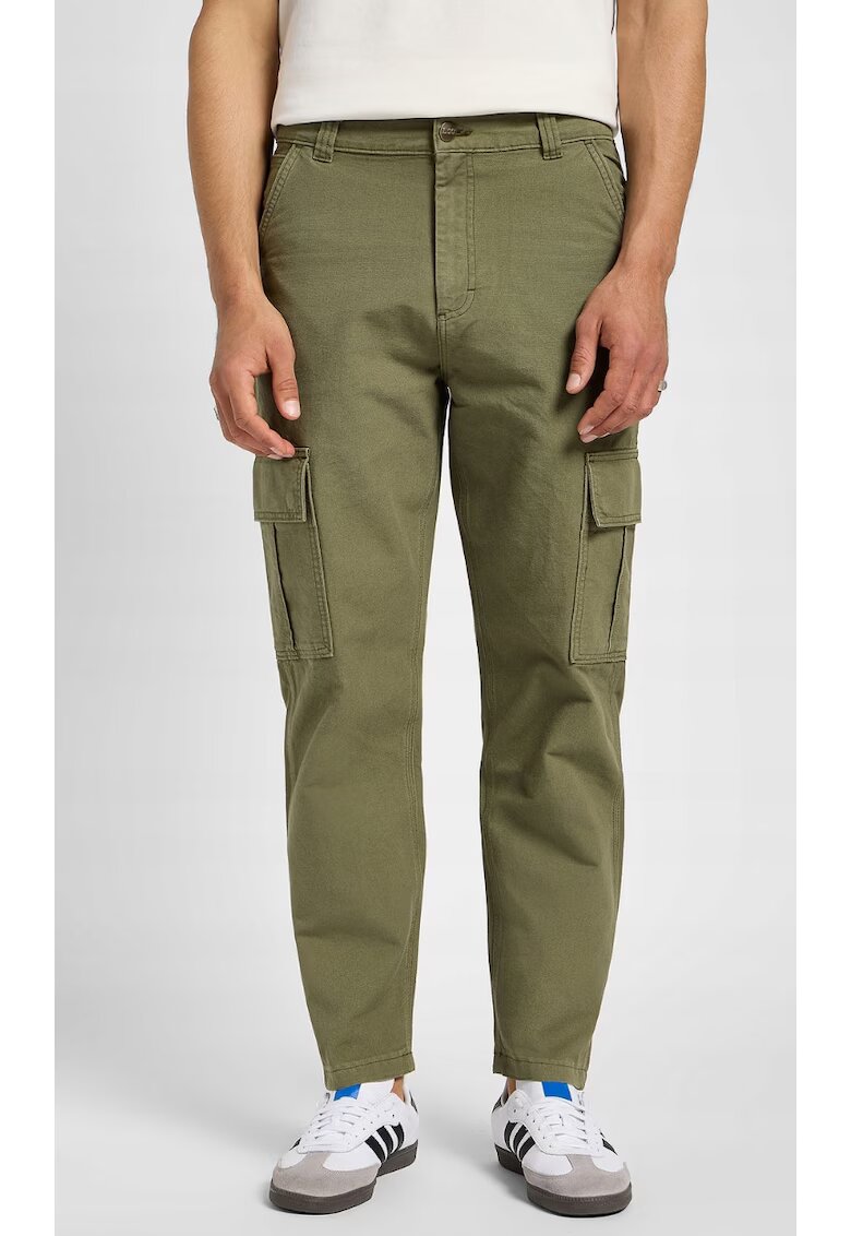 Lee Pantaloni cargo verde - bumbac - regular fit