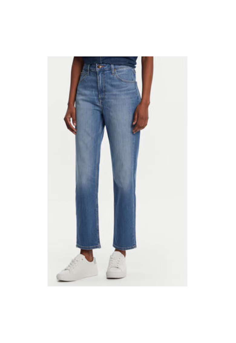 Lee Pantaloni dama 112355263 - Bumbac/Lyocell - Albastru - Albastru