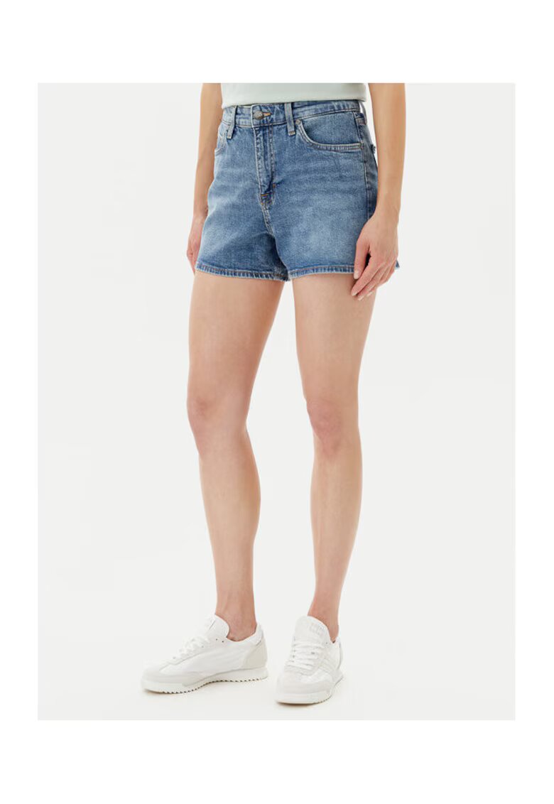 Lee Pantaloni scurti din denim dama 112363526 - Bumbac/Elastan - Albastru - Albastru