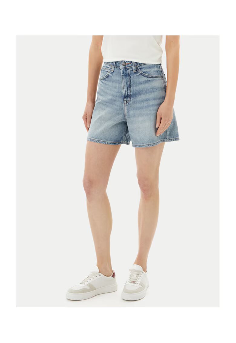 Lee Pantaloni scurti din denim dama 112363786 - Bumbac/Lyocell - Albastru - Albastru