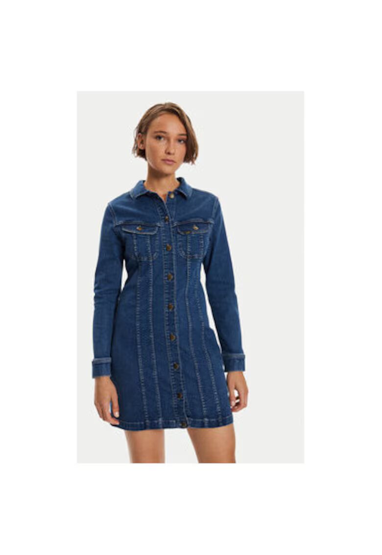 Lee Rochie dama - 304285172 - Bumbac/Poliester - Albastru - Albastru
