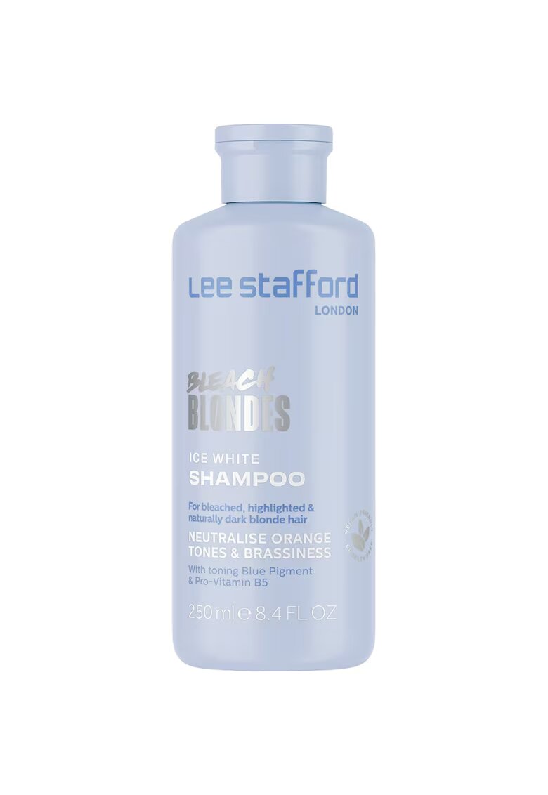 Lee Stafford Bleach Blondes Ice White Toning Sampon pentru par blond cu suvite 250 ml