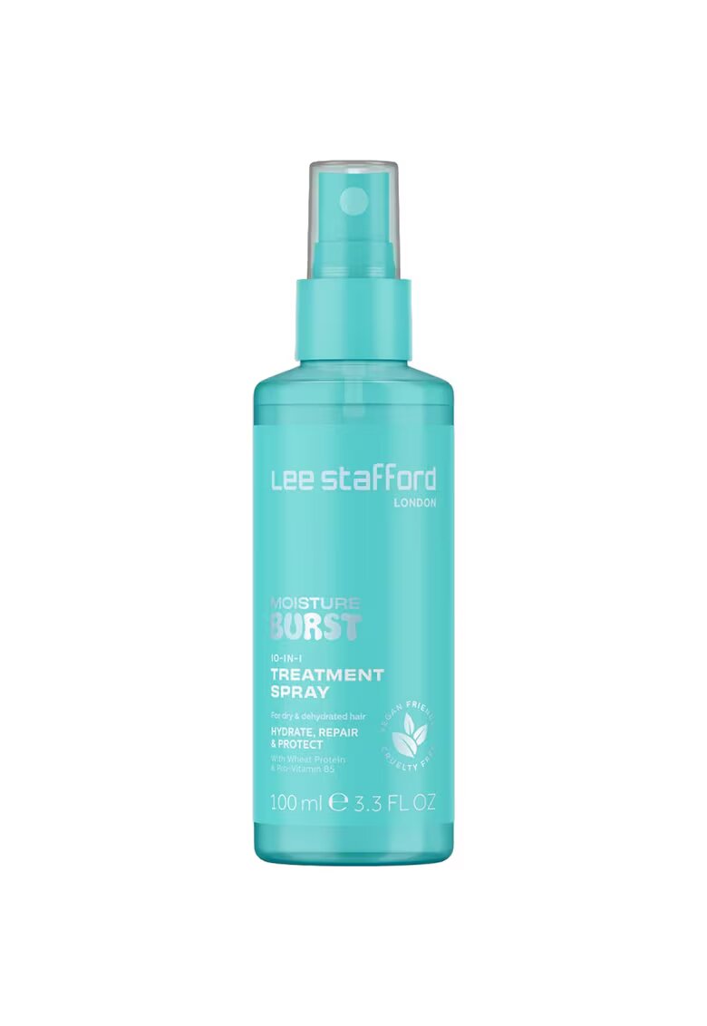 Lee Stafford Moisture Burst Hydrating 10-in-1 Treatment Spray Spray pentru par pentru par uscat si deshidratat 100 ml