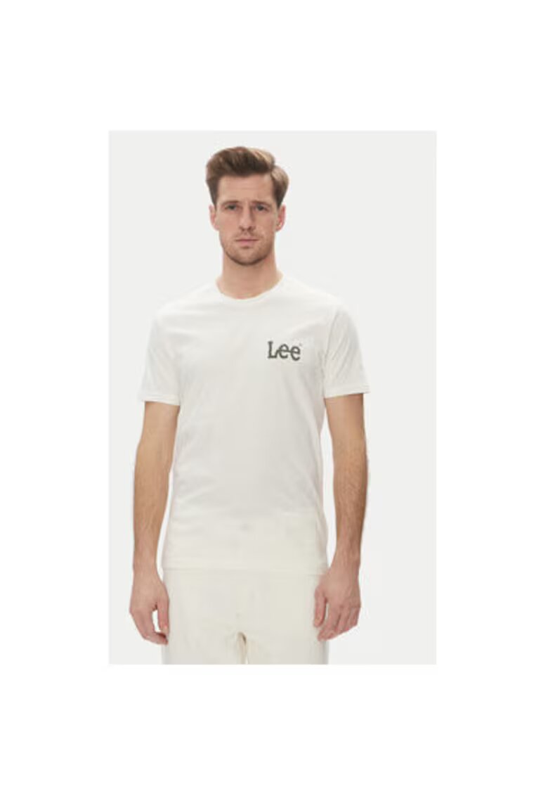 Lee Tricou barbati 112364535 - Bumbac - Alb - Alb