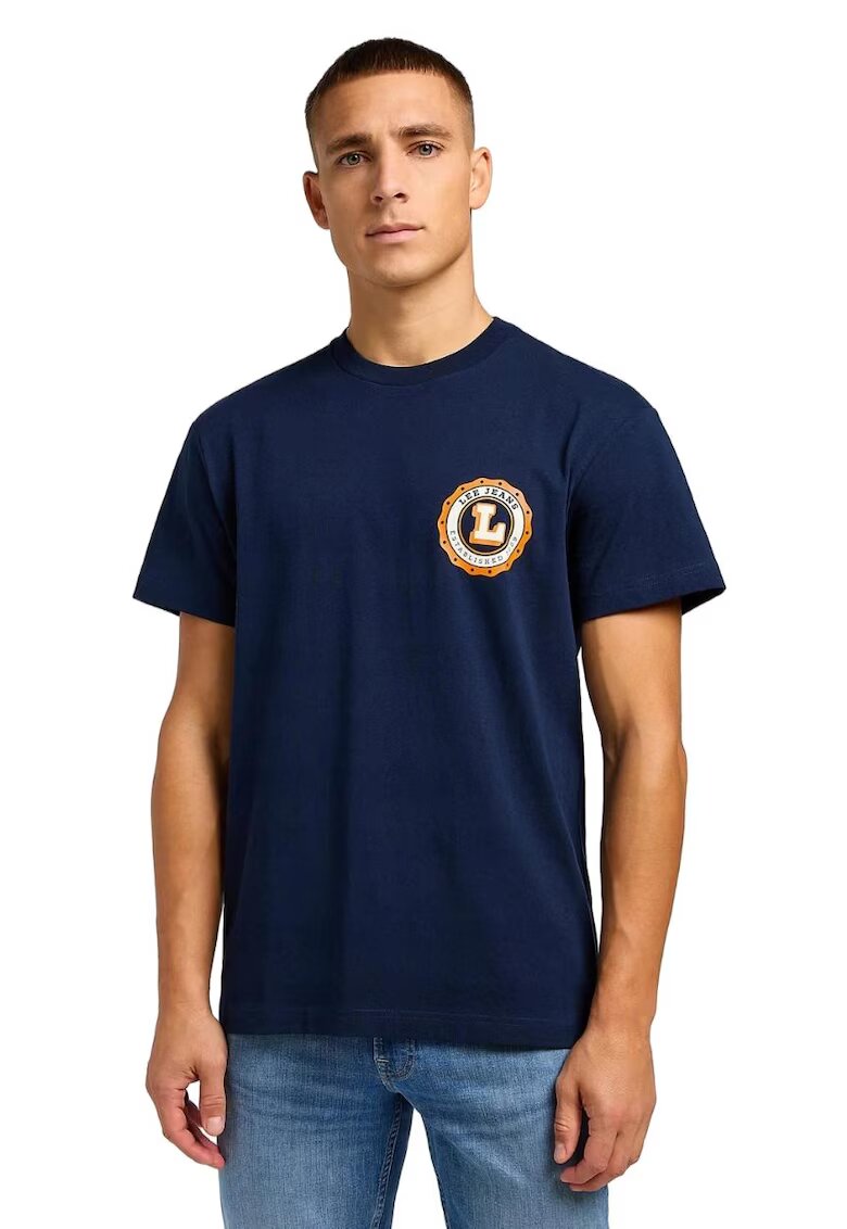 Lee Tricou barbati - Bumbac - Bleumarin