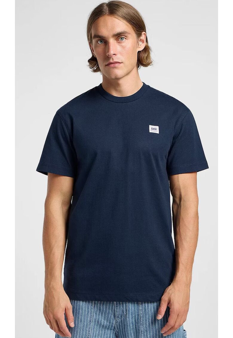Lee Tricou barbati - WW TEE Rivet - supradimensionat - albastru - bumbac