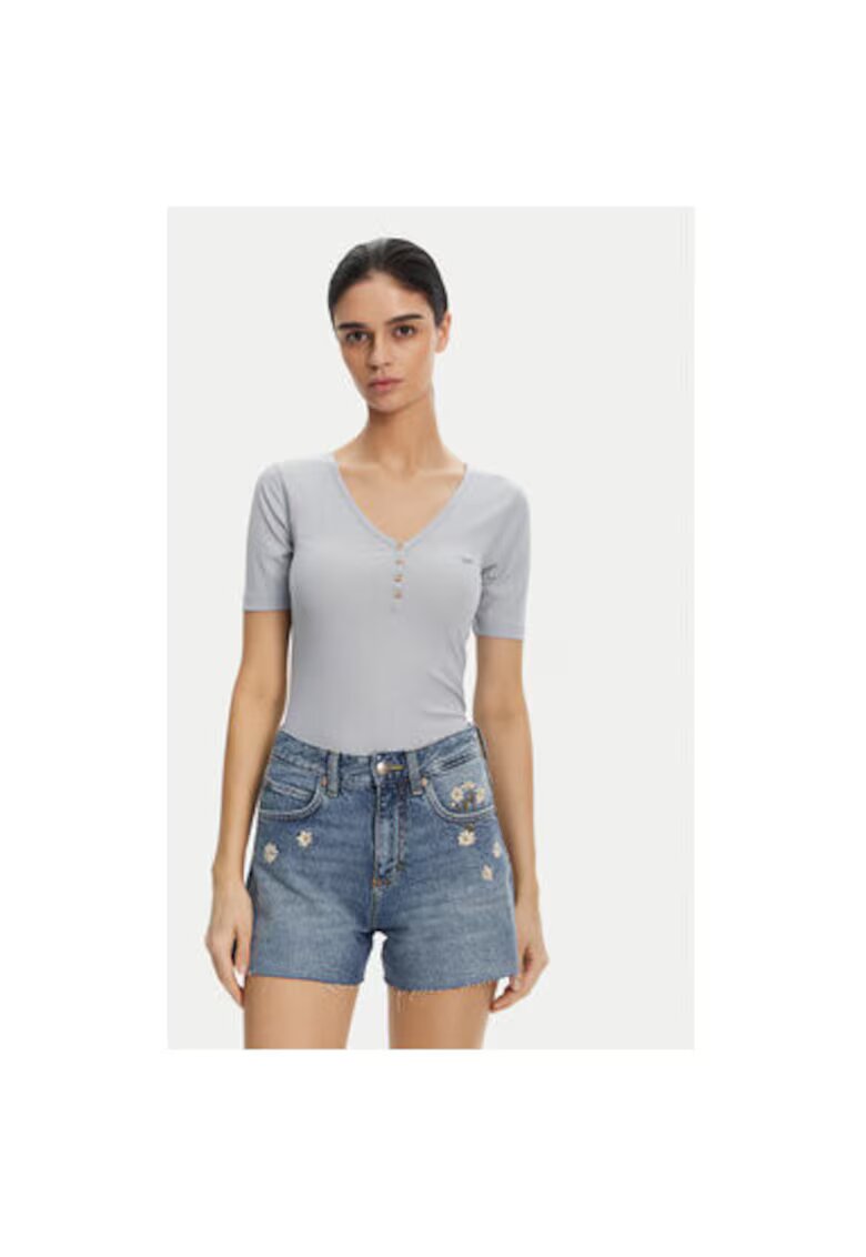 Lee Tricou dama 112363830 - Poliester/Viscoza - Albastru deschis - Albastru deschis